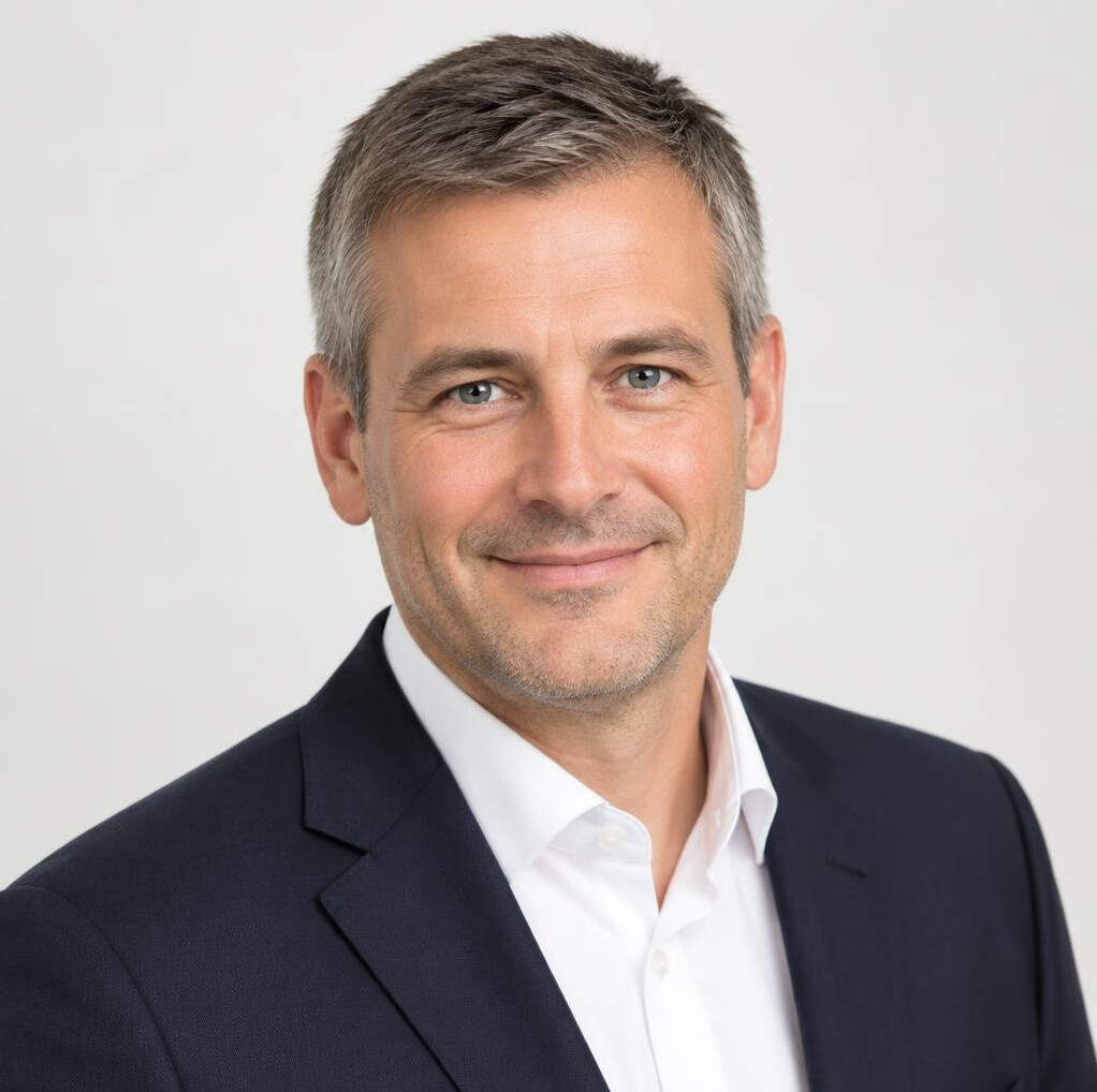 Portrait of a confident businessman in a suit