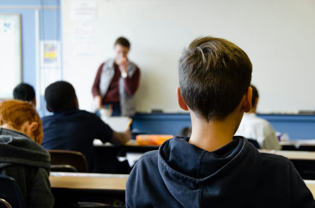 adult students in classroom